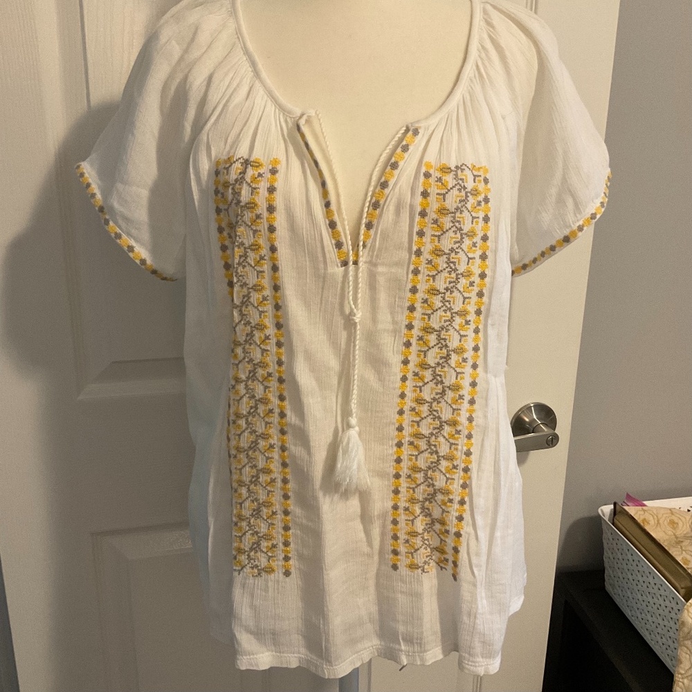 Lucky Brand peasant top
